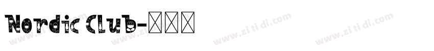 Nordic Club字体转换